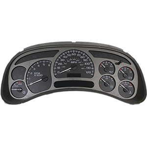 2003 suburban instrument cluster problems